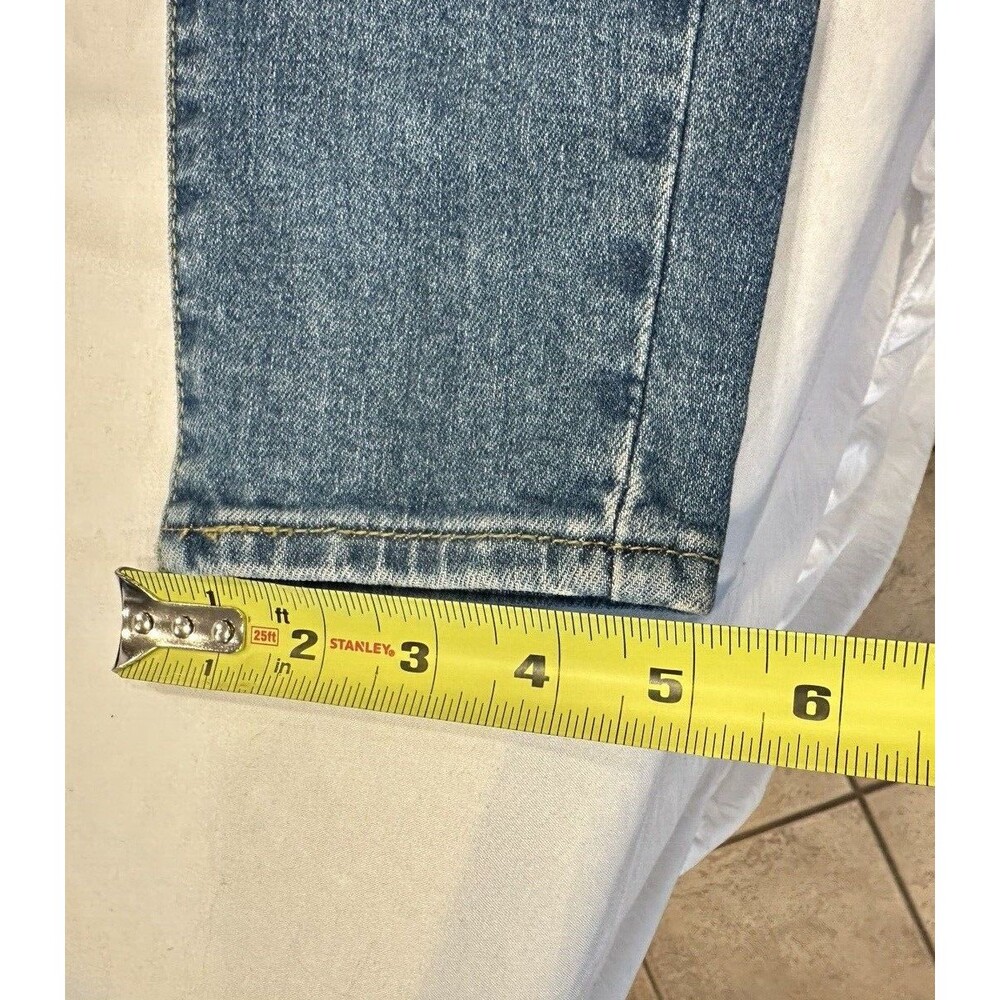 LEVI'S Womens High Waist Tapered Jeans W24 Blue Cotton see tag‎ - Picture 8 of 11